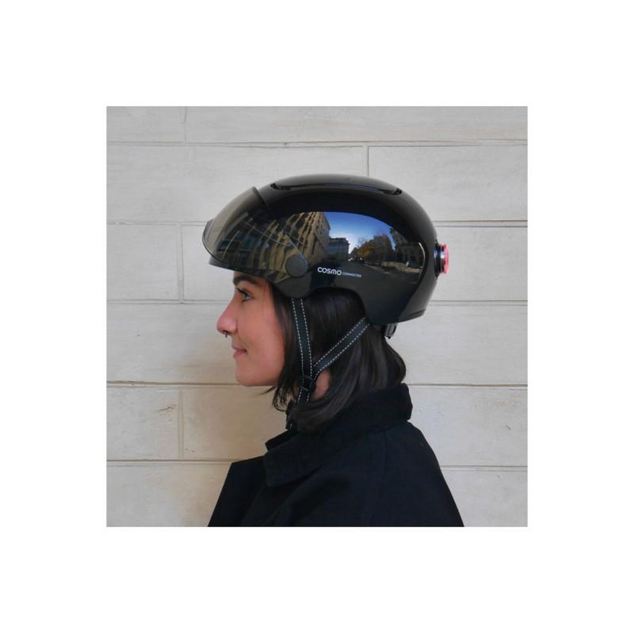Voir la diapositive 5 : COSMO CONNECTED Casque vélo Cosmo Connected Fusion+ Anthracite Brillant Metallise