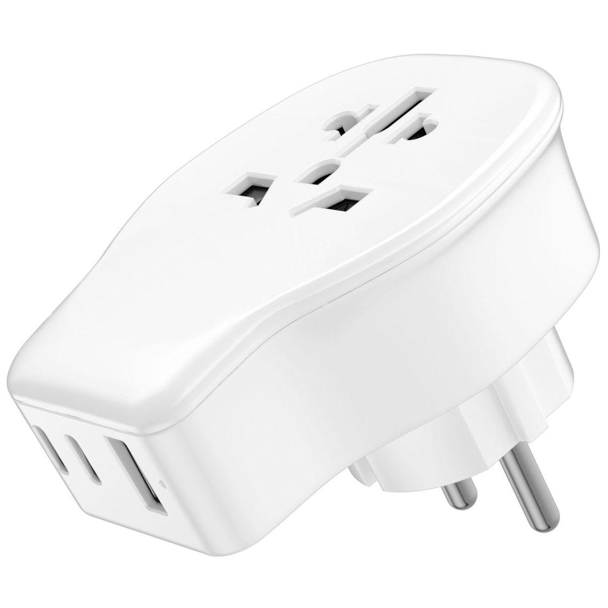 Voir la diapositive 5 : ESSENTIEL B Adaptateur de voyage Monde vers Europe 20W