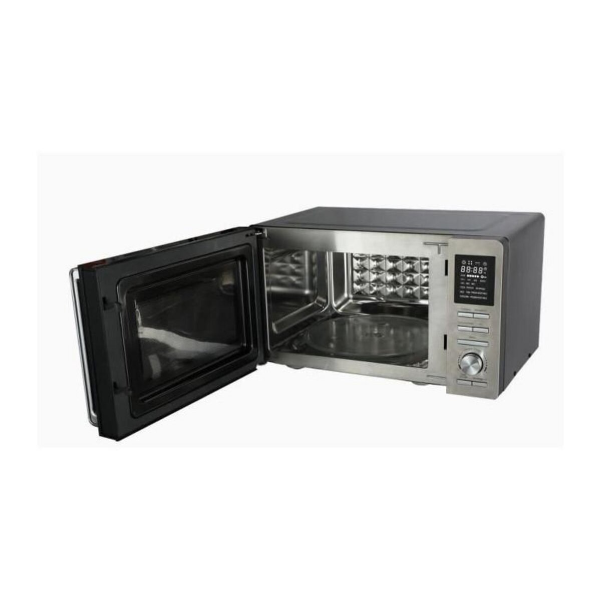 CONTINENTAL EDISON Micro-ondes combiné - CONTINENTAL EDISON - CEMO25SG13S3 - Silver - 25 L - Porte Miroir - 900 W - Grill 1000 W - Convection 1000