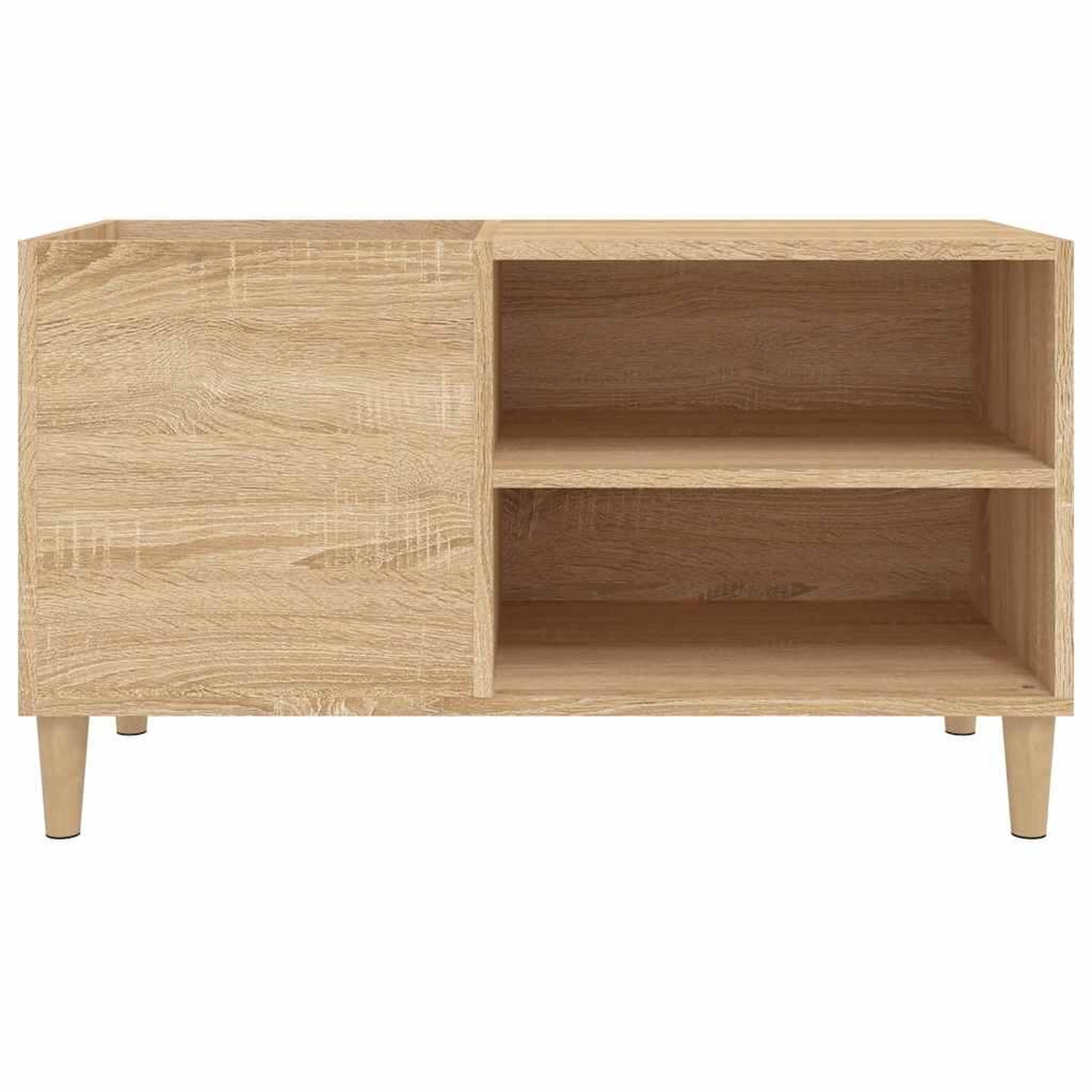 Voir la diapositive 5 : VIDAXL Armoire a disques chene sonoma 84,5x38x48 cm bois d'ingenierie