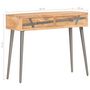 Voir la diapositive 6 : VIDAXL Table console 90 x 30 x 75 cm Bois d'acacia massif