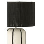 Voir la diapositive 2 : Paris Prix Lampe à Poser à Rayures  Irvin  60cm Noir & Blanc