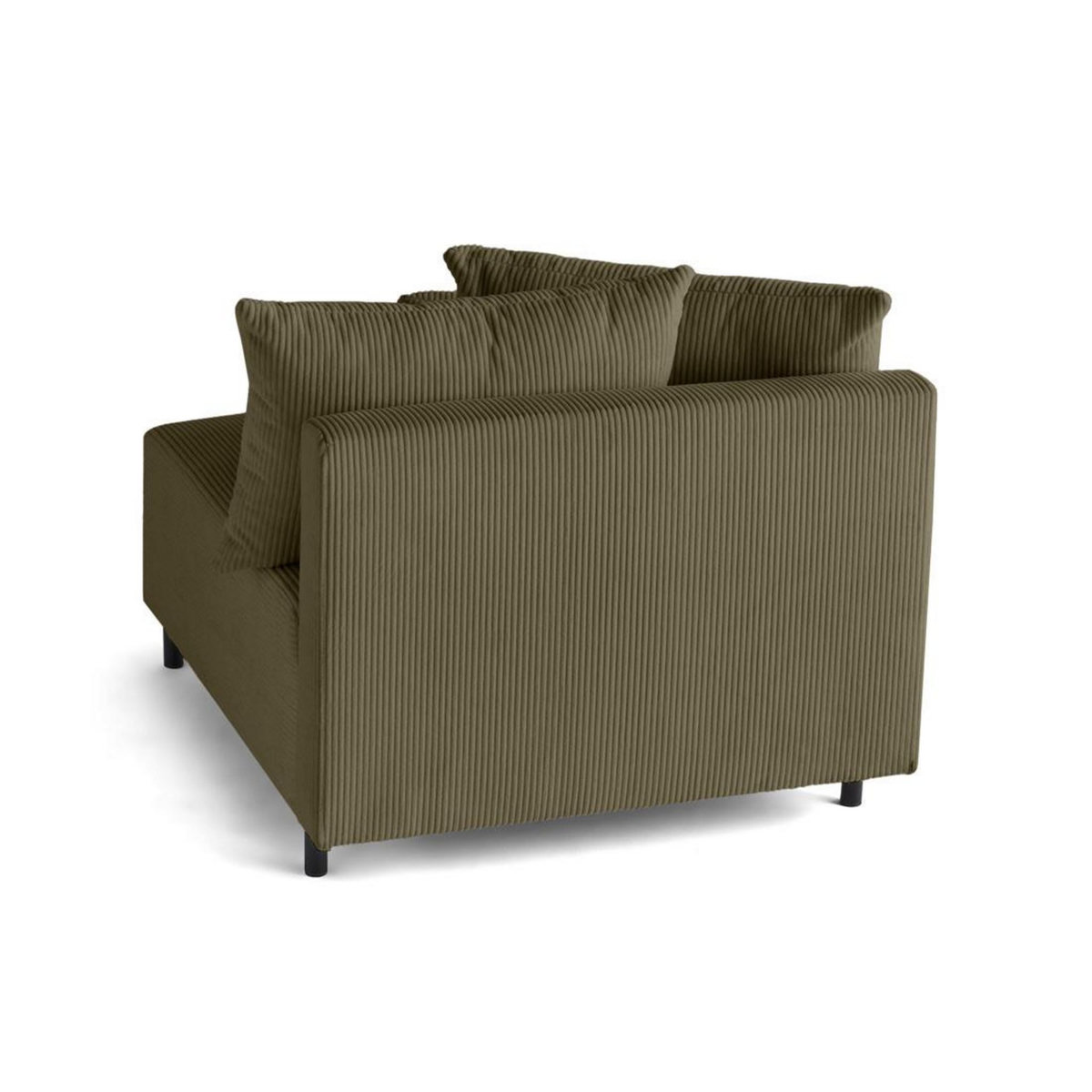 LISA DESIGN Edinburg - module d'assise - en velours côtelé