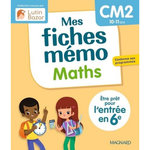 MATHEMATIQUES CM2 MES FICHES MEMO MATHS, Walter Lorin