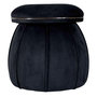 Voir la diapositive 1 : Paris Prix Tabouret Rond Design  Corin  55cm Noir & Gris