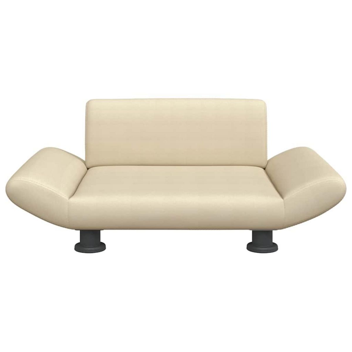 VIDAXL Lit pour chien creme 70x45x28 cm tissu