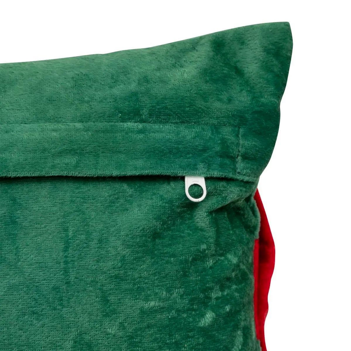 ATMOSPHERA Coussin en Velours avec Nœud  Cadeau  30x50cm Vert