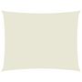 Voir la diapositive 2 : VIDAXL Voile de parasol tissu oxford rectangulaire 3,5x4,5 m creme