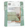 Voir la diapositive 5 : COTON PUR Parure de draps 3 pièces pour lit 90 x 190 cm Landscape Menthe