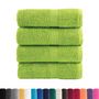Voir la diapositive 2 : VIDAXL Serviettes de visage de qualité sup. SOLUND 4 pcs vert pomme