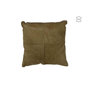 Voir la diapositive 2 : Paris Prix Coussin Effet Peau  Norbert  45x45cm Vert Olive