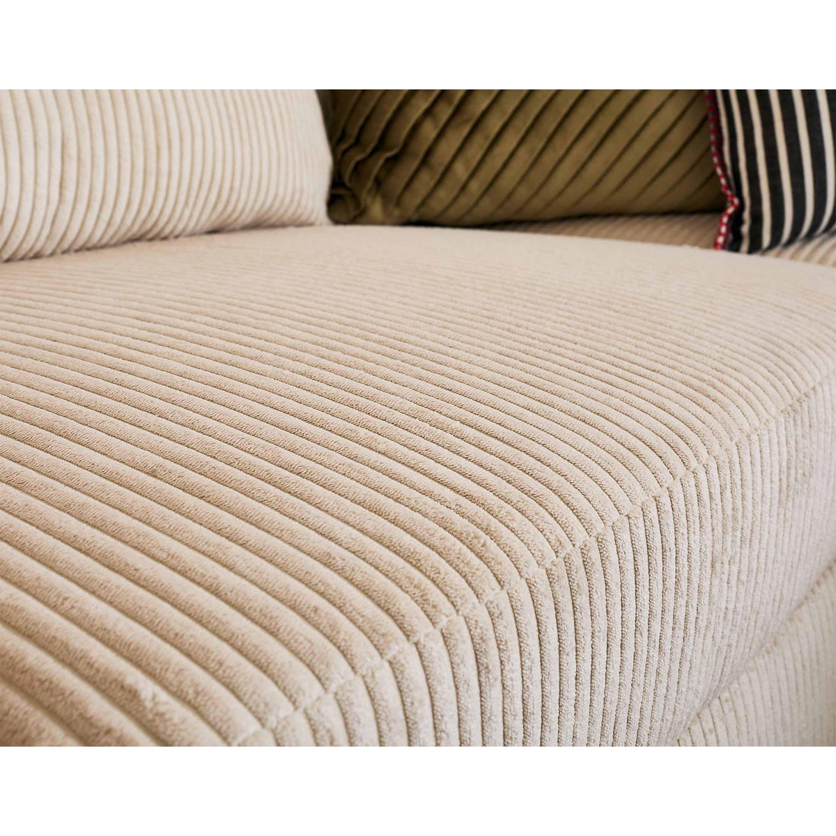 BEST MOBILIER Aubepine - canapé d'angle réversible 5 places - convertible avec coffre - en velours côtelé