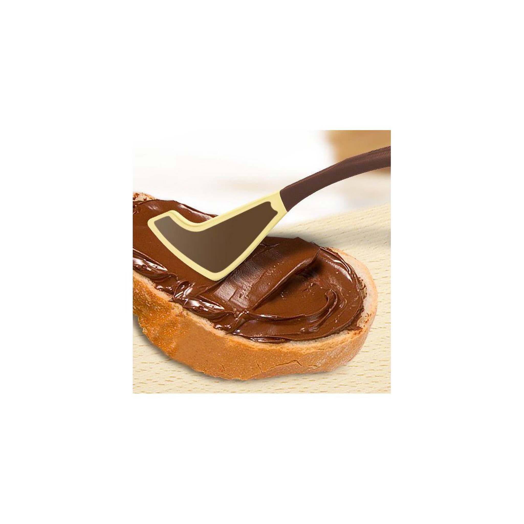 Voir la diapositive 2 : Fackelmann Spatule de cuisine à tartiner pour pâte à tartiner 23 cm Fackelmann