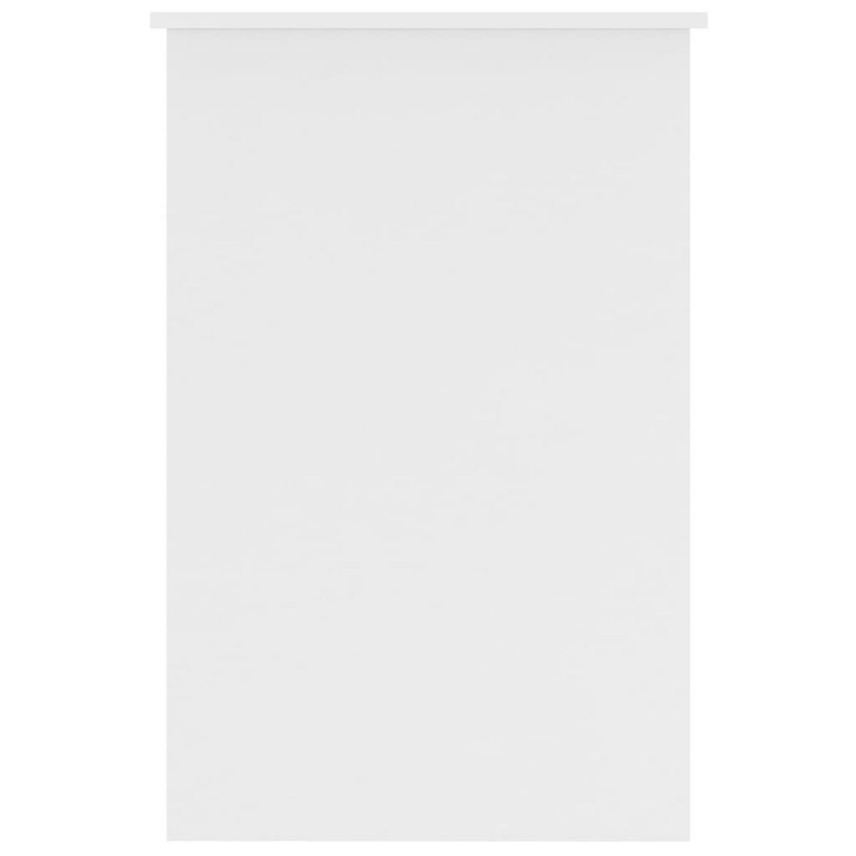 VIDAXL Bureau Blanc 100 x 50 x 76 cm Bois d'ingenierie