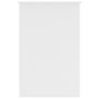 Voir la diapositive 5 : VIDAXL Bureau Blanc 100 x 50 x 76 cm Bois d'ingenierie