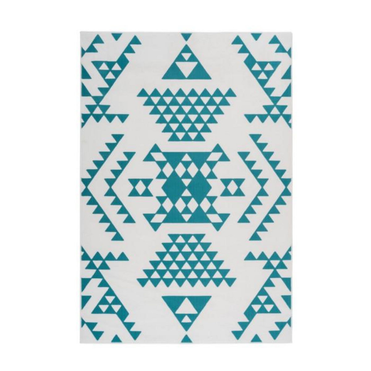 Paris Prix Tapis Ethnique à Poils Courts  Esperanto VI  Turquoise