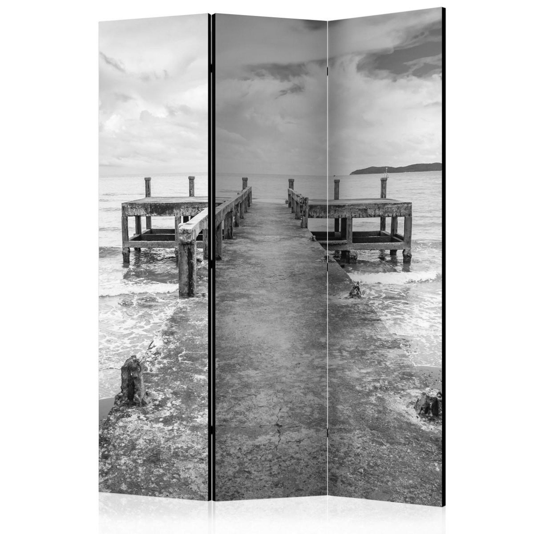 Paris Prix Paravent 3 volets  concrete pier  135x172cm