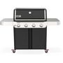 Voir la diapositive 1 : Weber Barbecue gaz Genesis E-415 black 4 brûleurs sur chariot, 86x48 cm