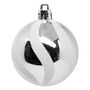 Voir la diapositive 3 : ATMOSPHERA Lot de 25 Boules de Noël  Maison des Couleurs  6cm Argent & Blanc