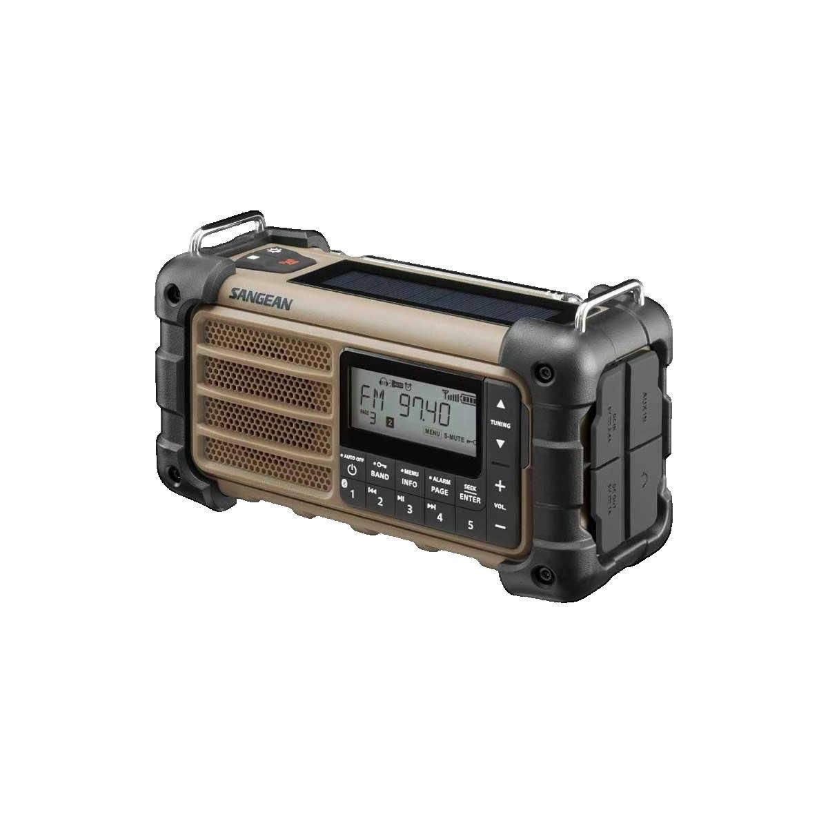 Sangean Radio Portable Sangean MMR-99 AM/FM avec alimentation batterie, dynamo et solaire