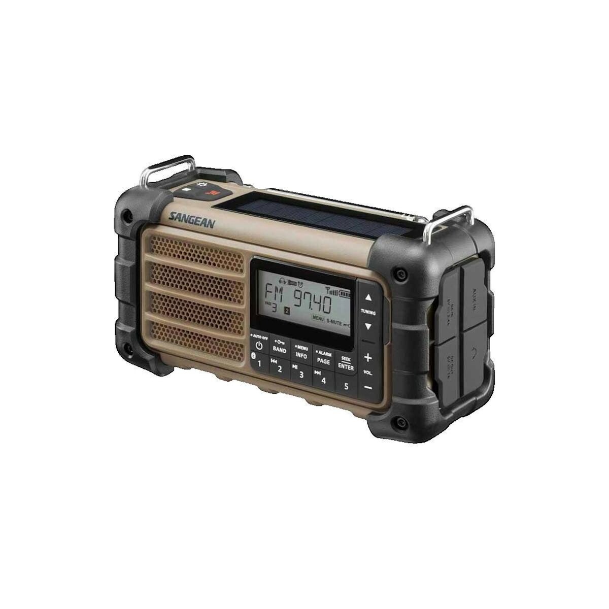 Sangean Radio Portable Sangean MMR-99 AM/FM avec alimentation batterie, dynamo et solaire