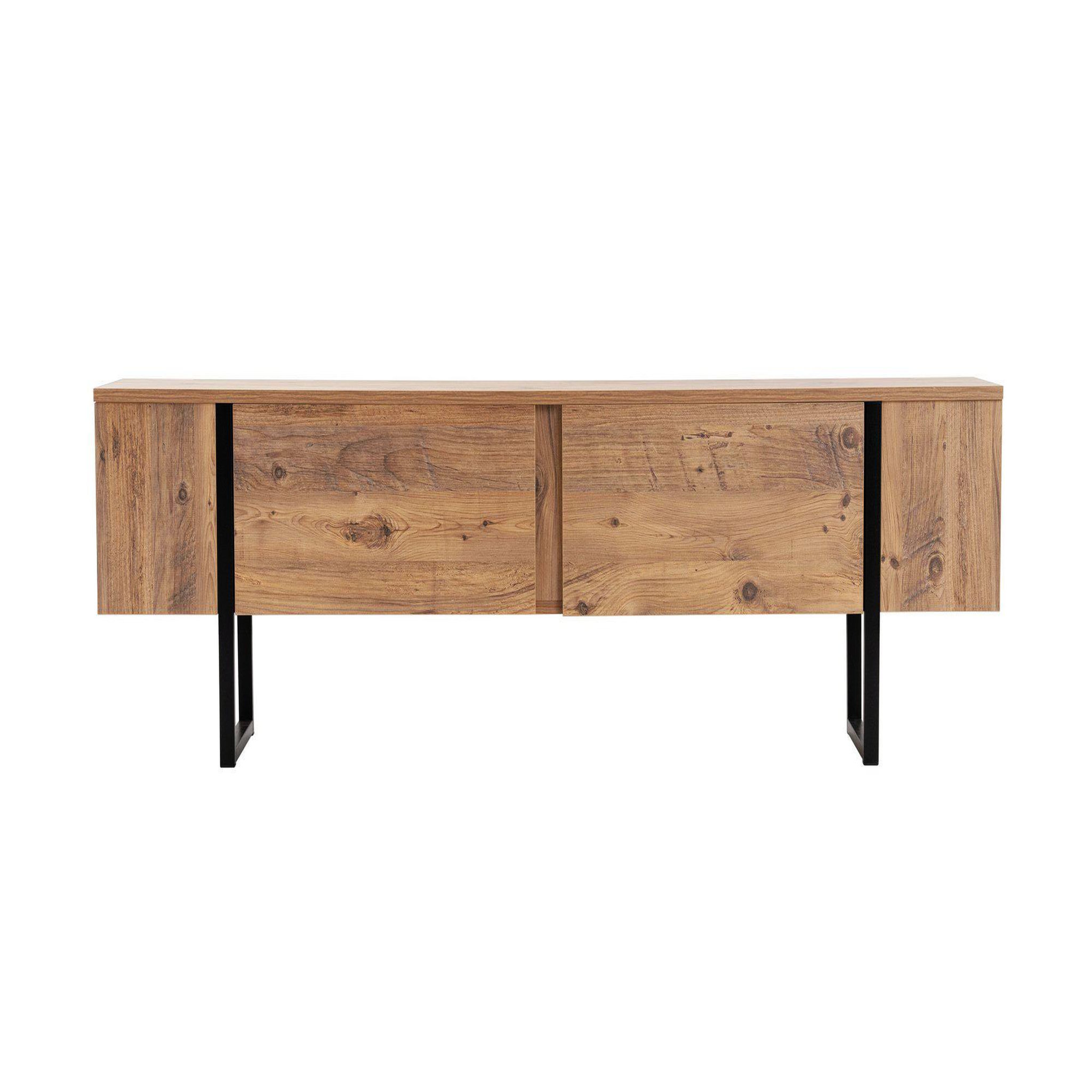 Habitat et Jardin Meuble tv en bois  serenity  180 x 30 x 50 cm - pin atlantique