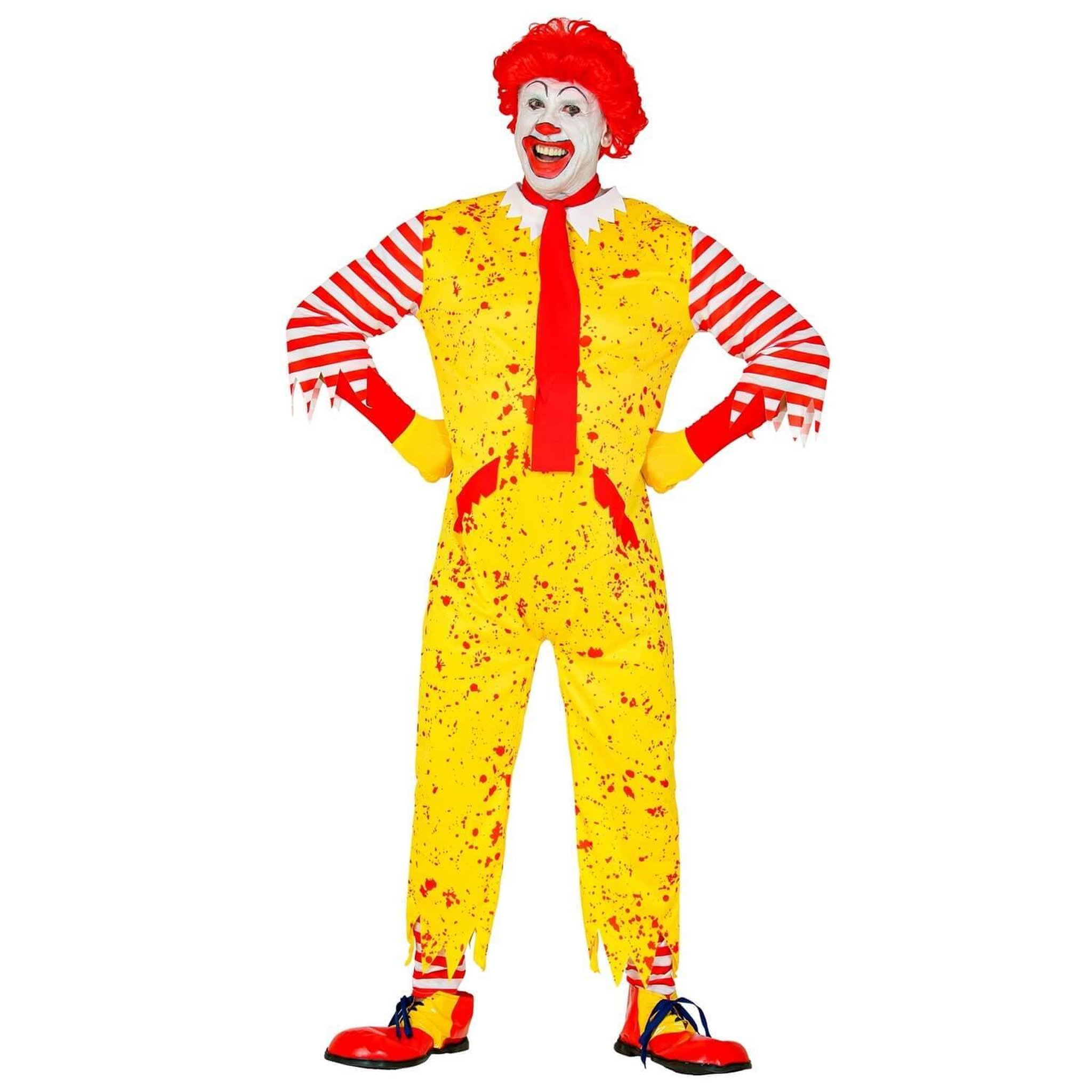 Voir la diapositive 3 : WIDMANN Déguisement clown McKiller - Adulte - M