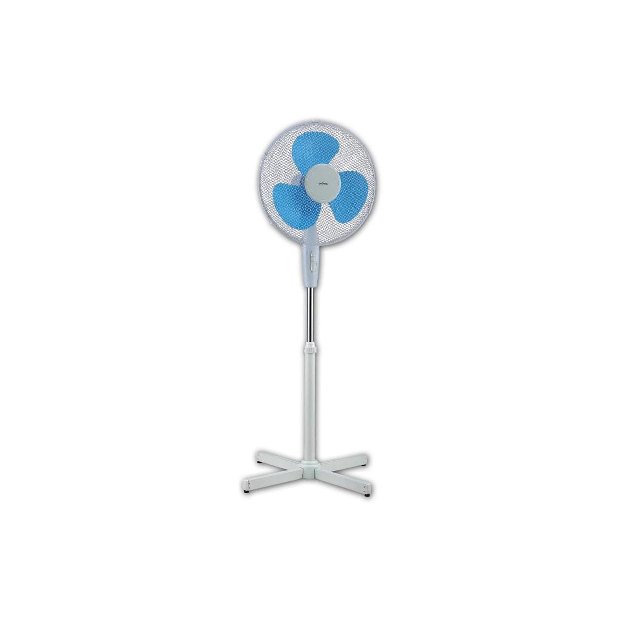 INTEC Ventilateur sur pied 45w ø40cm oscillant 3 vitesses hauteur réglable rafraîchissement anti canicule