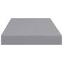 Voir la diapositive 5 : VIDAXL Etageres murales flottantes 4 pcs gris 50x23x3,8 cm MDF