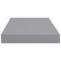 Voir la diapositive 5 : VIDAXL Etageres murales flottantes 4 pcs gris 50x23x3,8 cm MDF