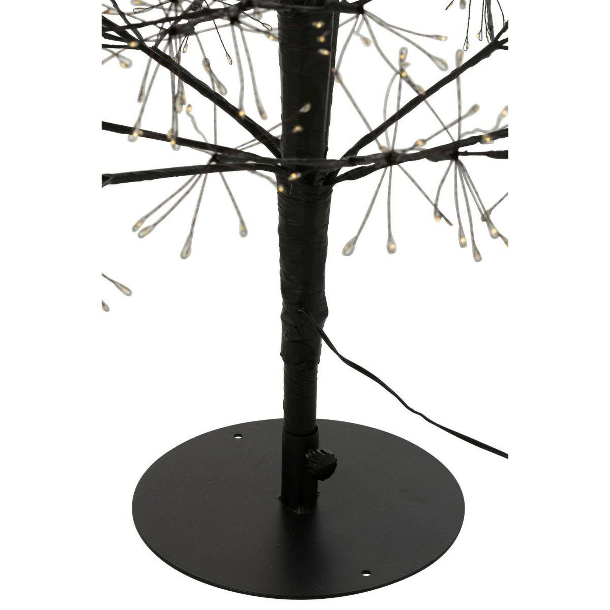 Voir la diapositive 2 : J-LINE Sapin à led en métal  grady  180cm noir