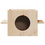 Voir la diapositive 3 : VIDAXL Maison pour chat 51x35x30 cm bois de pin massif