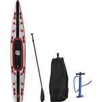 Habitat et Jardin Paddle  Sup wave K1  - 365 x 76 x 15 cm - Rouge