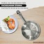 Voir la diapositive 2 : Fackelmann Lot Poêle 24cm et 3 Faitouts 16/20/24cm Fackelmann Etherna avec 5 ustensiles