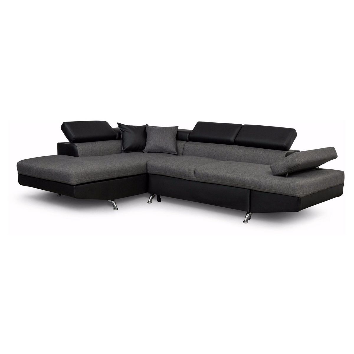 Canapé d'angle gauche 4 à 5 places convertible CHICAGO