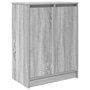 Voir la diapositive 2 : VIDAXL Armoire a chaussures sonoma gris 57x34x76 cm bois d'ingenierie