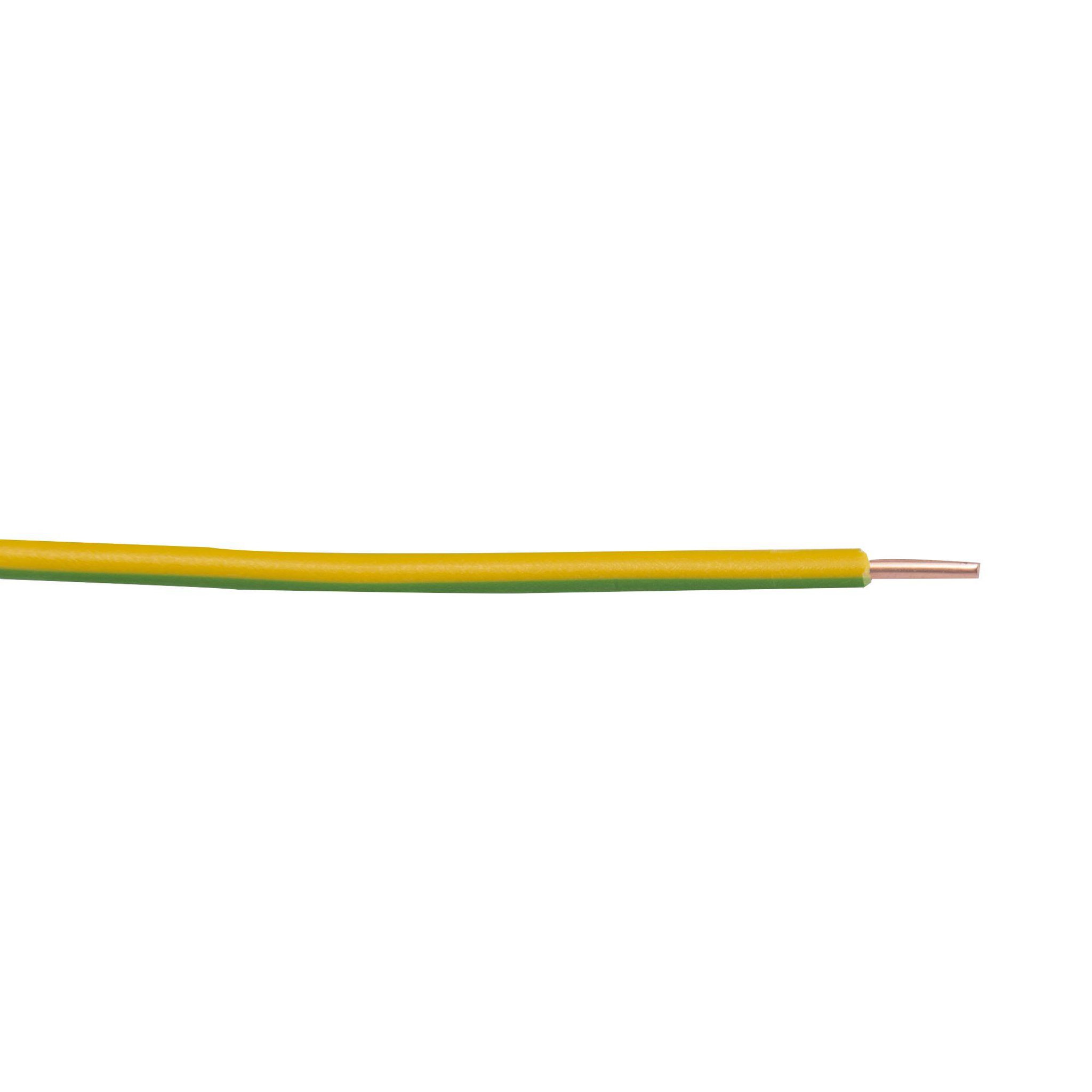 Voir la diapositive 4 : ZENITECH Câble électrique HO7V-U 2,5mm2 vert-jaune 10m
