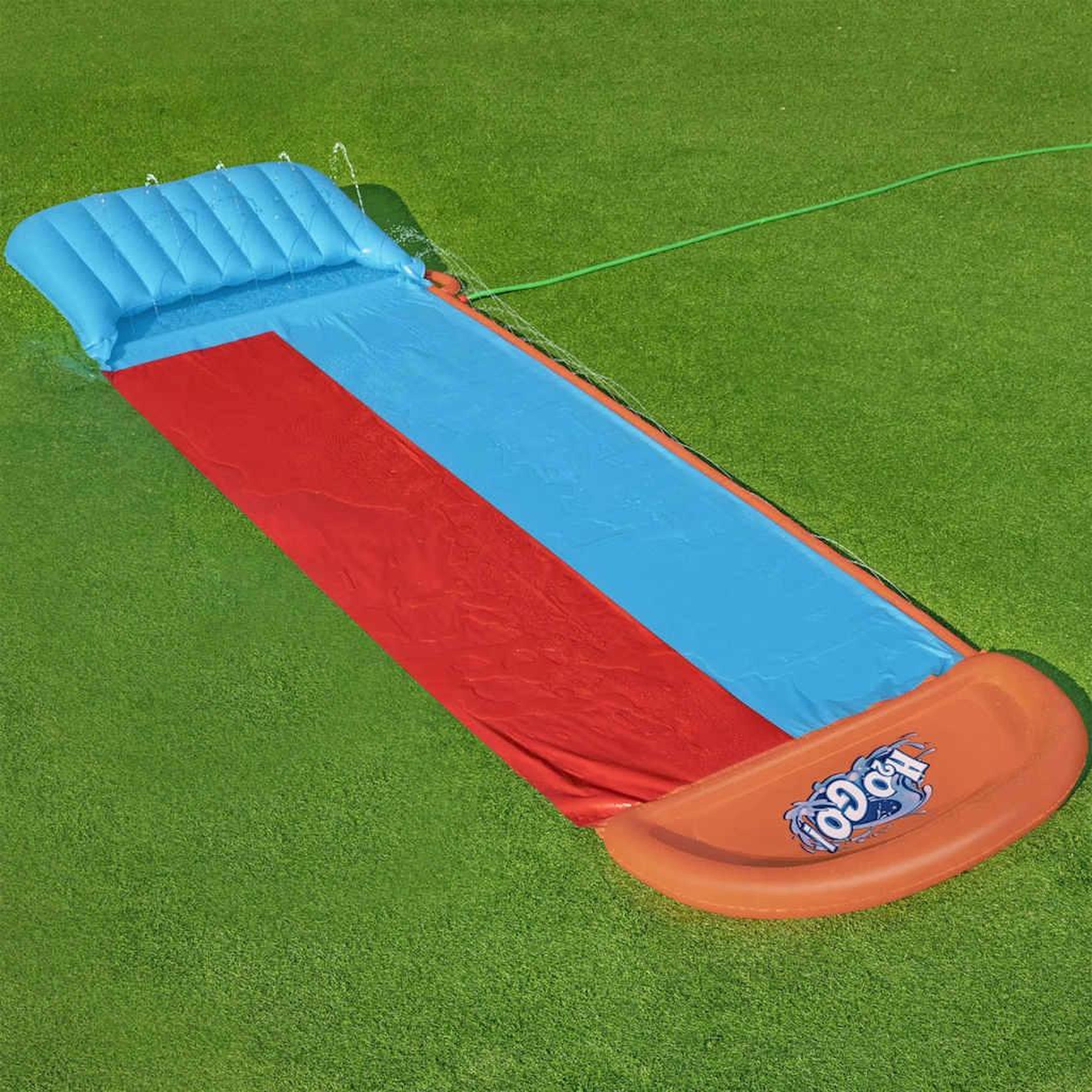 Voir la diapositive 3 : BESTWAY Bestway toboggan aquatique h2ogo tsunami splash ramp toboggan double