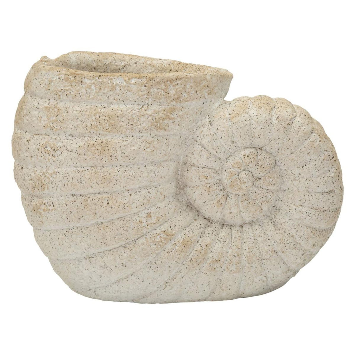 Paris Prix Vase Design Effet Sable  Shell  33cm Beige