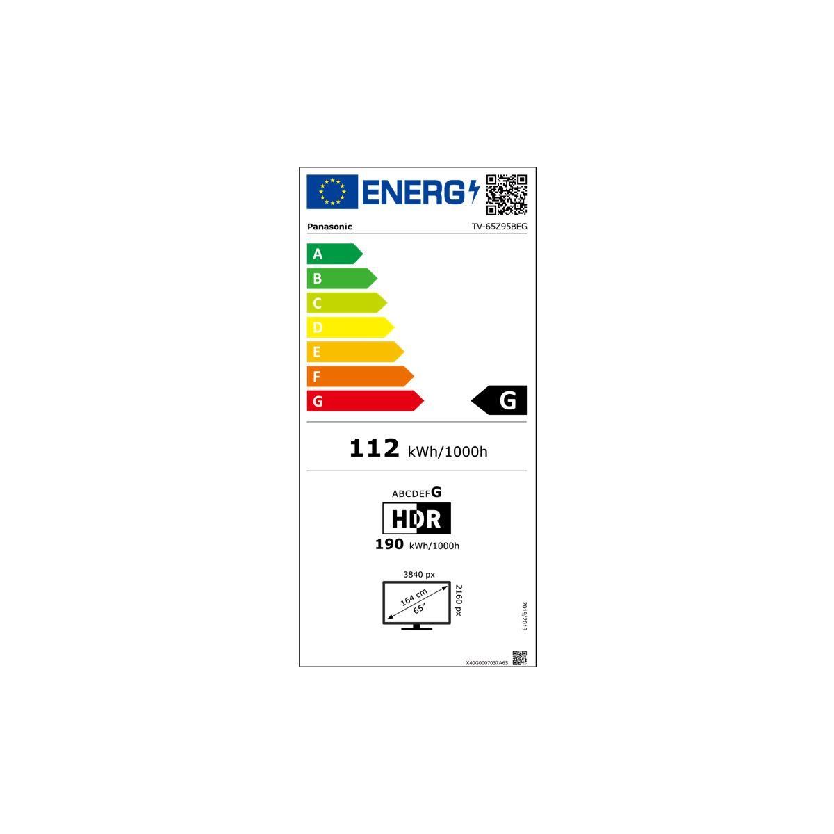 PANASONIC TV OLED 65Z95BEG-65 pouces (164cm)