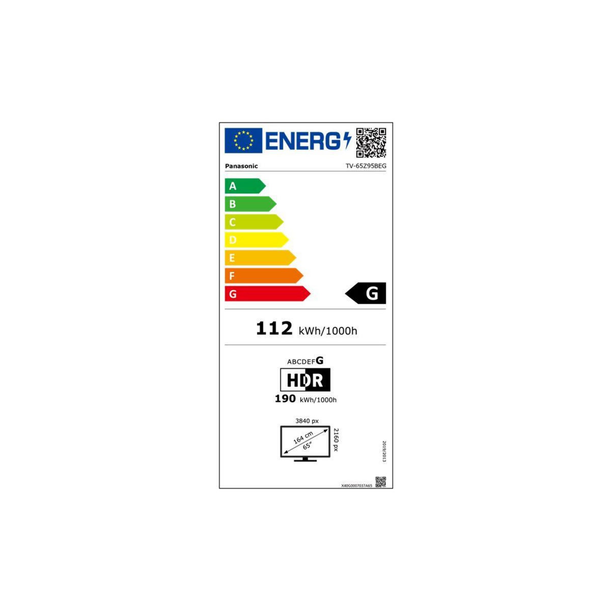 PANASONIC TV OLED 65Z95BEG-65 pouces (164cm)