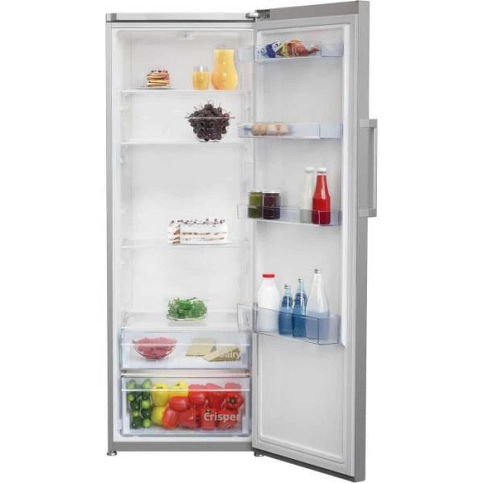 Voir la diapositive 2 : Beko Réfrigérateur 1 porte 60cm 367l gris - rsse415k40sn