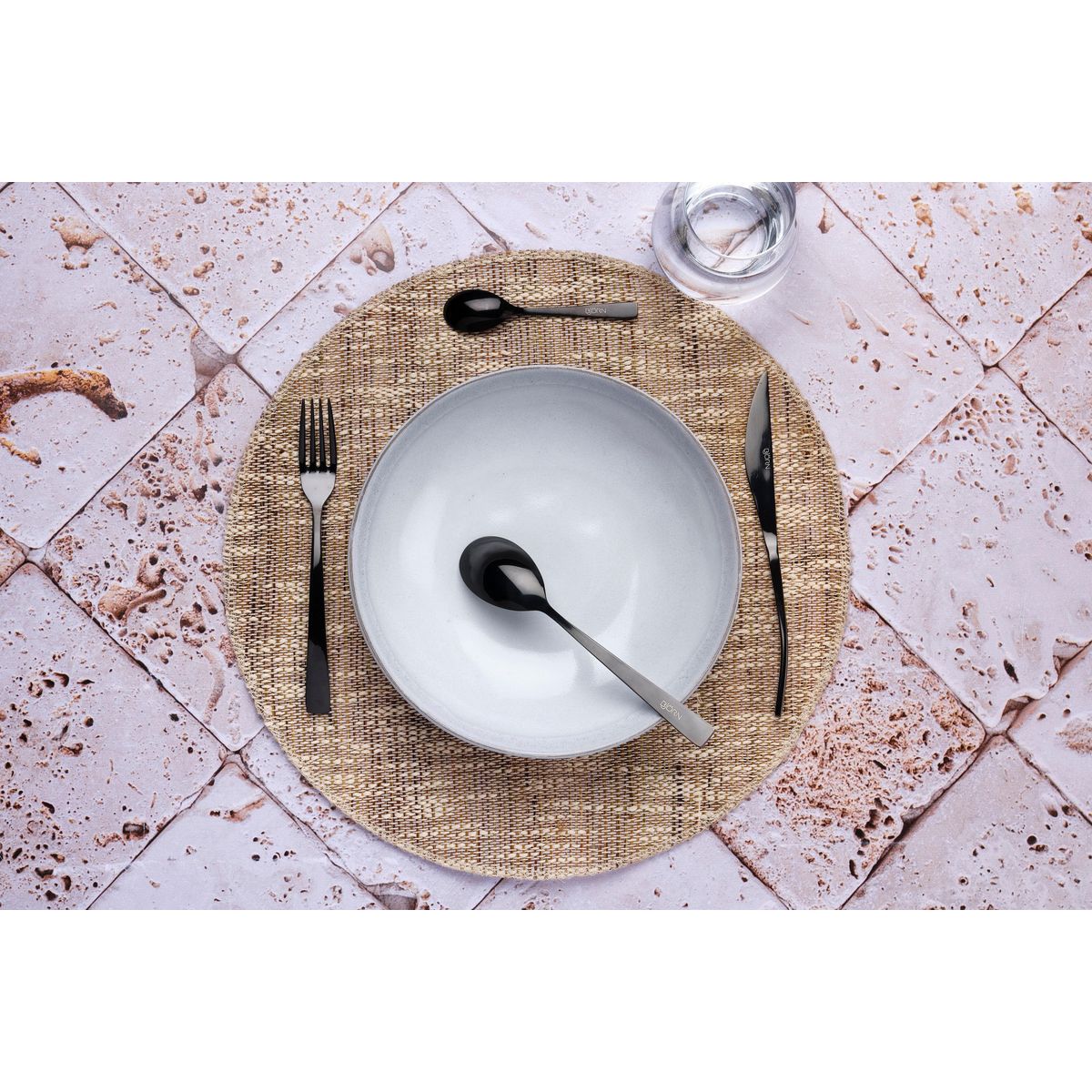 BJORN Coffret 6 petites cuillères OGLU - Black