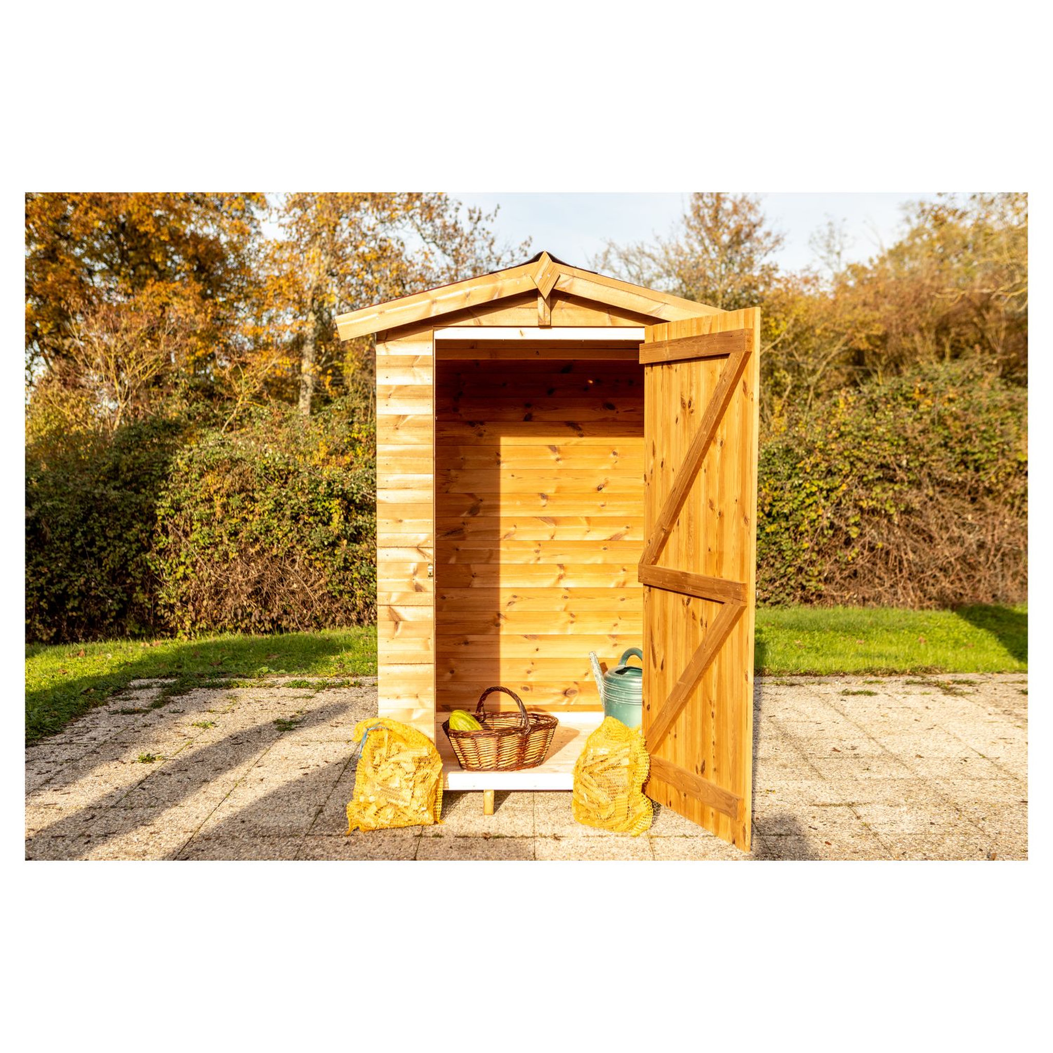 Voir la diapositive 2 : Habrita Abri de jardin bois - Autoclavé - 1,96m²