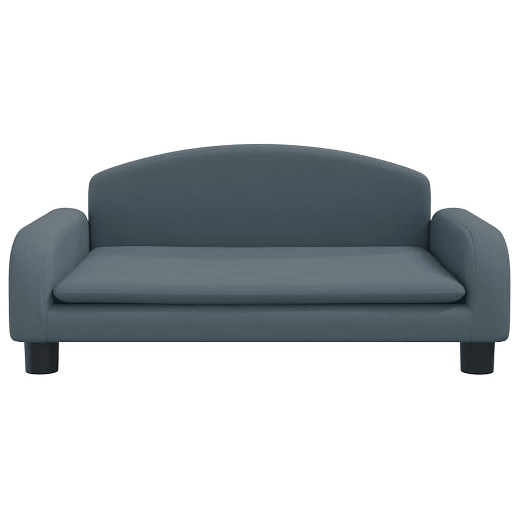 Voir la diapositive 3 : VIDAXL Lit pour chien gris fonce 70x45x30 cm tissu