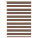 VIDAXL Store zebre marron 110x100cm largeur du tissu 105,9cm polyester