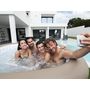 Voir la diapositive 3 : BESTWAY Spa gonflable Lay-Z-Spa Palma carré Hydrojet Pro 5/7 places - Bestway