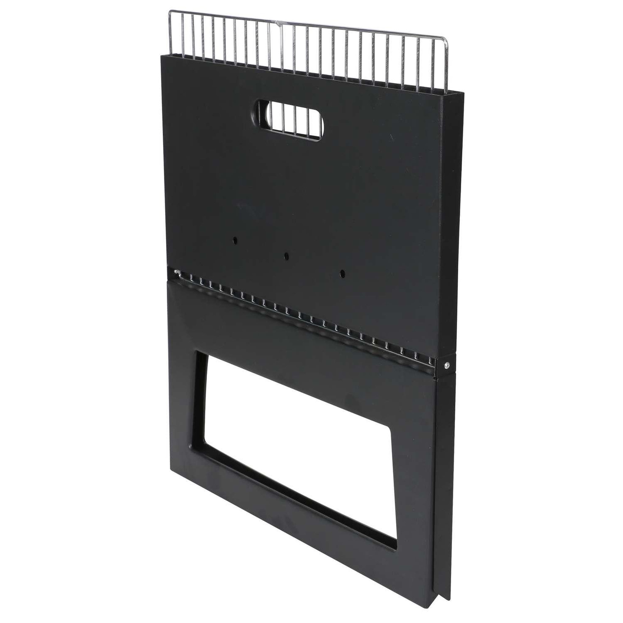 Voir la diapositive 3 : SUNNYDAYS Barbecue à charbon pliable - l. 44,5 x l. 30,5 cm - noir