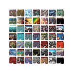 FREEGUN Pack Surprise de 5 Boxers microfibre garçon. Coloris disponibles : Bleu