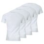 Athena Blanc 4/L Lot de 4 Tee-shirts homme col V Eco Pack